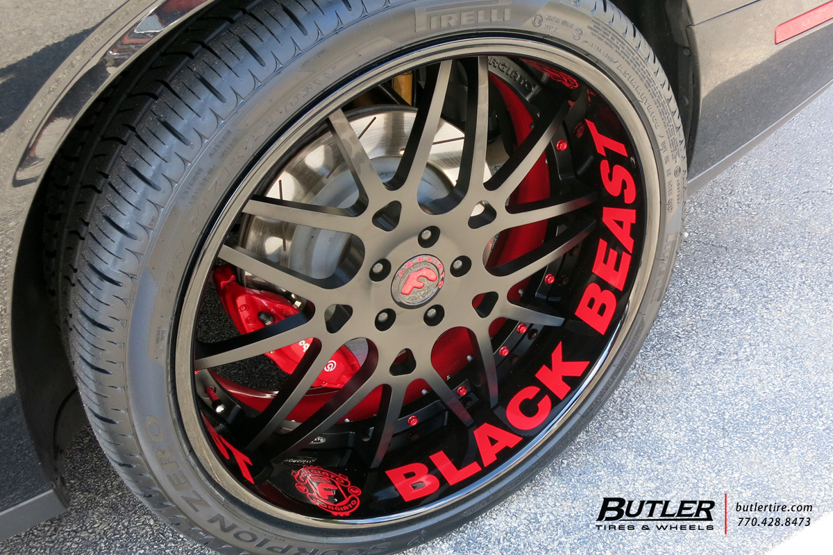 Dodge Challenger with 22in Forgiato Maglia Wheels