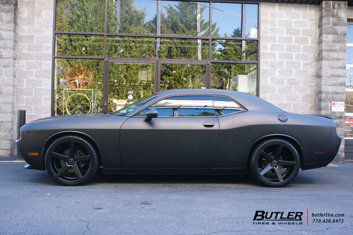 Dodge Challenger with 22in KMC 685 Wheels