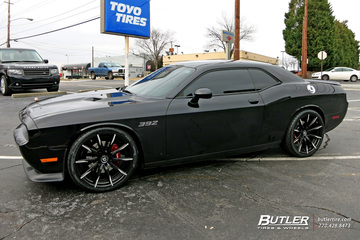 Dodge Challenger with 22in Lexani CSS15 Wheels