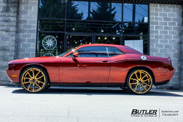 Dodge Challenger with 24in Lexani Gravity Wheels