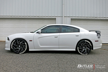 Dodge Charger with 22in Forgiato Girare-ECL Wheels