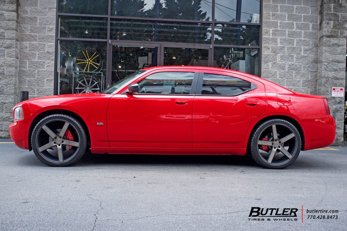 Dodge Charger with 22in Niche Milan Wheels