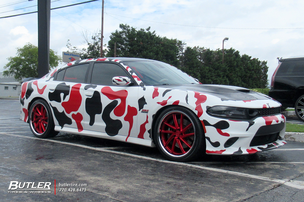Dodge Charger with 22in XO Florence Wheels