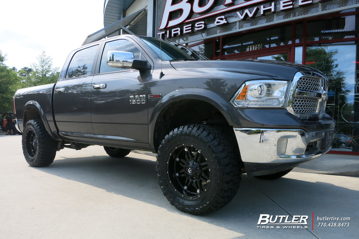 Dodge Ram with 20in Fuel Hostage Wheels