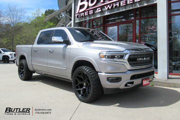 Dodge Ram with 22in 4Play 4P06 Wheels