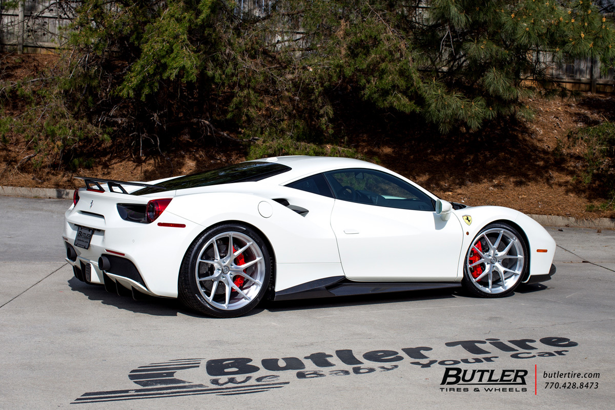 Ferrari 488 Gtb With 21in Hre P101 Wheels Exclusively From