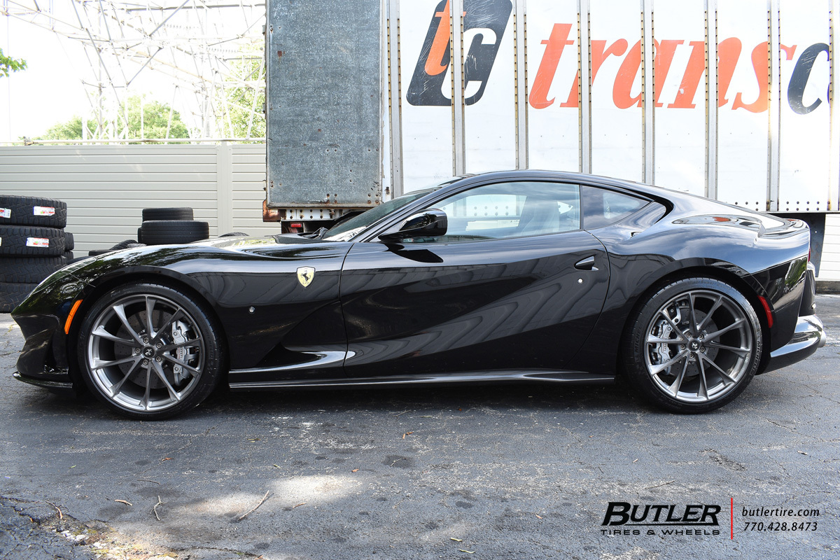 Ferrari 812 Superfast with 21in HRE P204 Wheels
