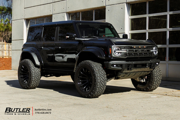 Ford Bronco Raptor with 24in Fuel Burn Wheels