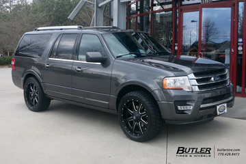Ford Expedition with 22in Fuel Maverick Wheels