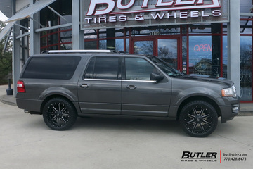 Ford Expedition with 22in Fuel Maverick Wheels