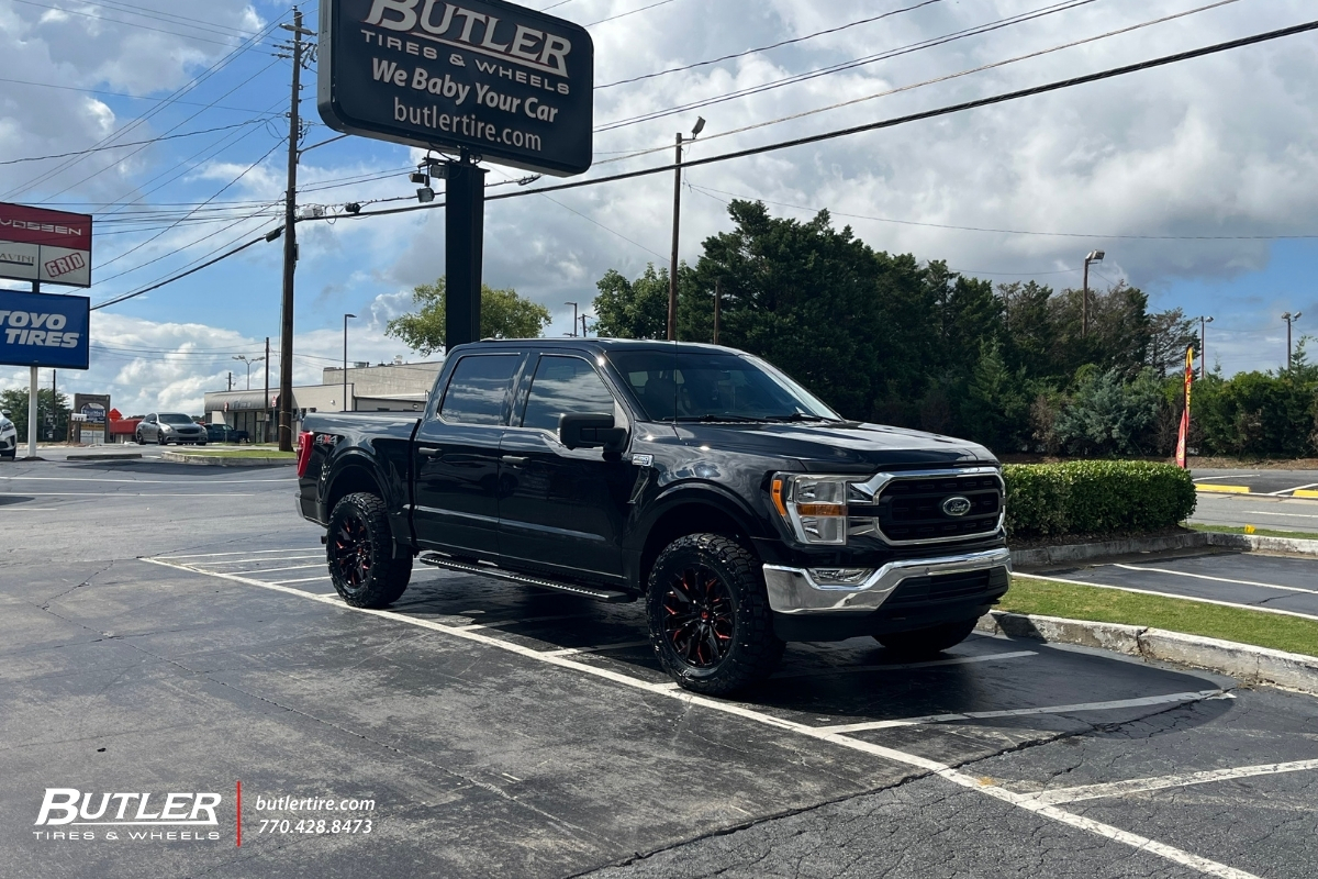 Ford F-150 with 20in  Fuel Flame Wheels