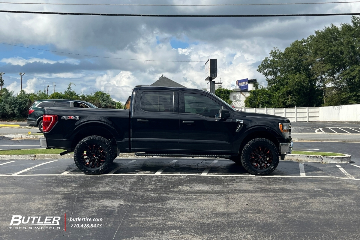 Ford F-150 with 20in  Fuel Flame Wheels
