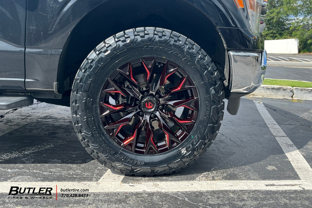 Ford F-150 with 20in  Fuel Flame Wheels