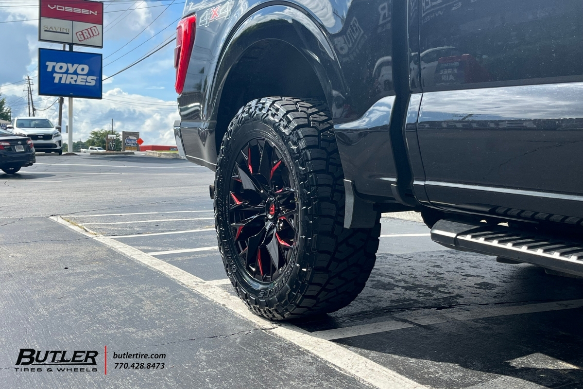Ford F-150 with 20in  Fuel Flame Wheels