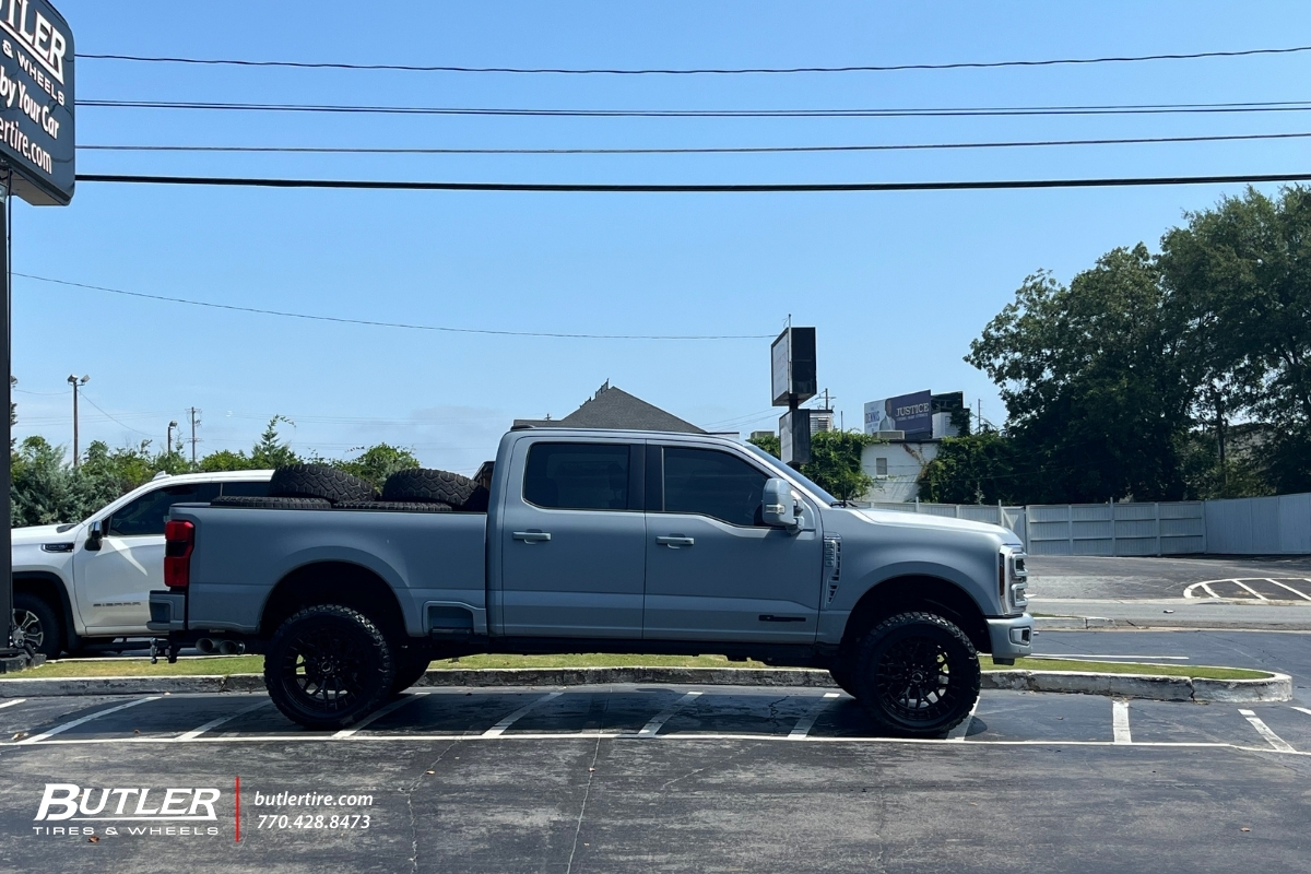 Ford F-250 with 22in 22 in Vossen HFX-1 Wheels