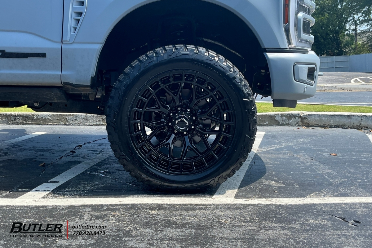 Ford F-250 with 22in 22 in Vossen HFX-1 Wheels