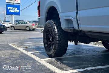 Ford F-250 with 22in 22 in Vossen HFX-1 Wheels