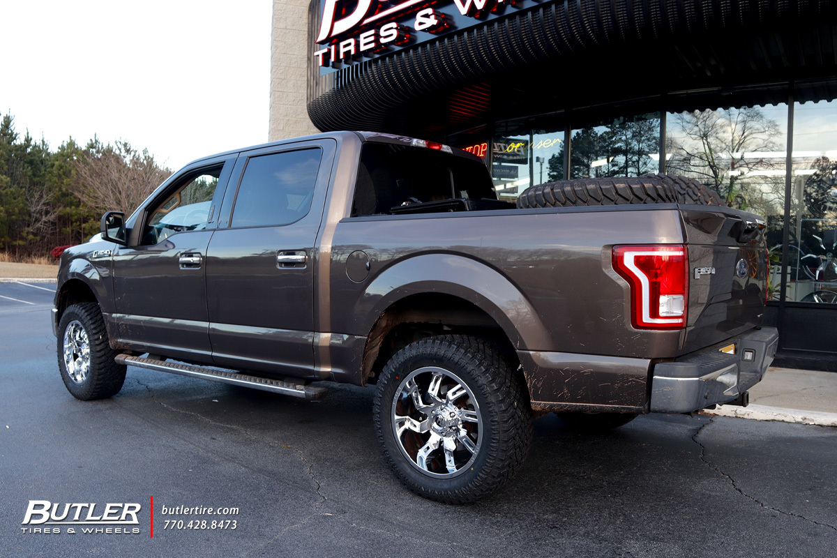 Ford F150 with 20in Fuel Lockdown Wheels