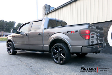 Ford F150 with 22in Foose Switch Wheels