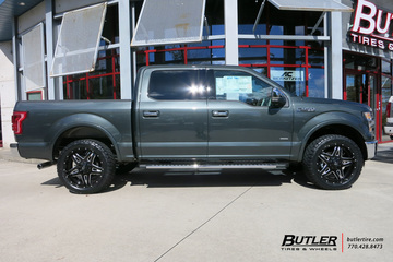 Ford F150 with 22in Fuel Full Blown Wheels