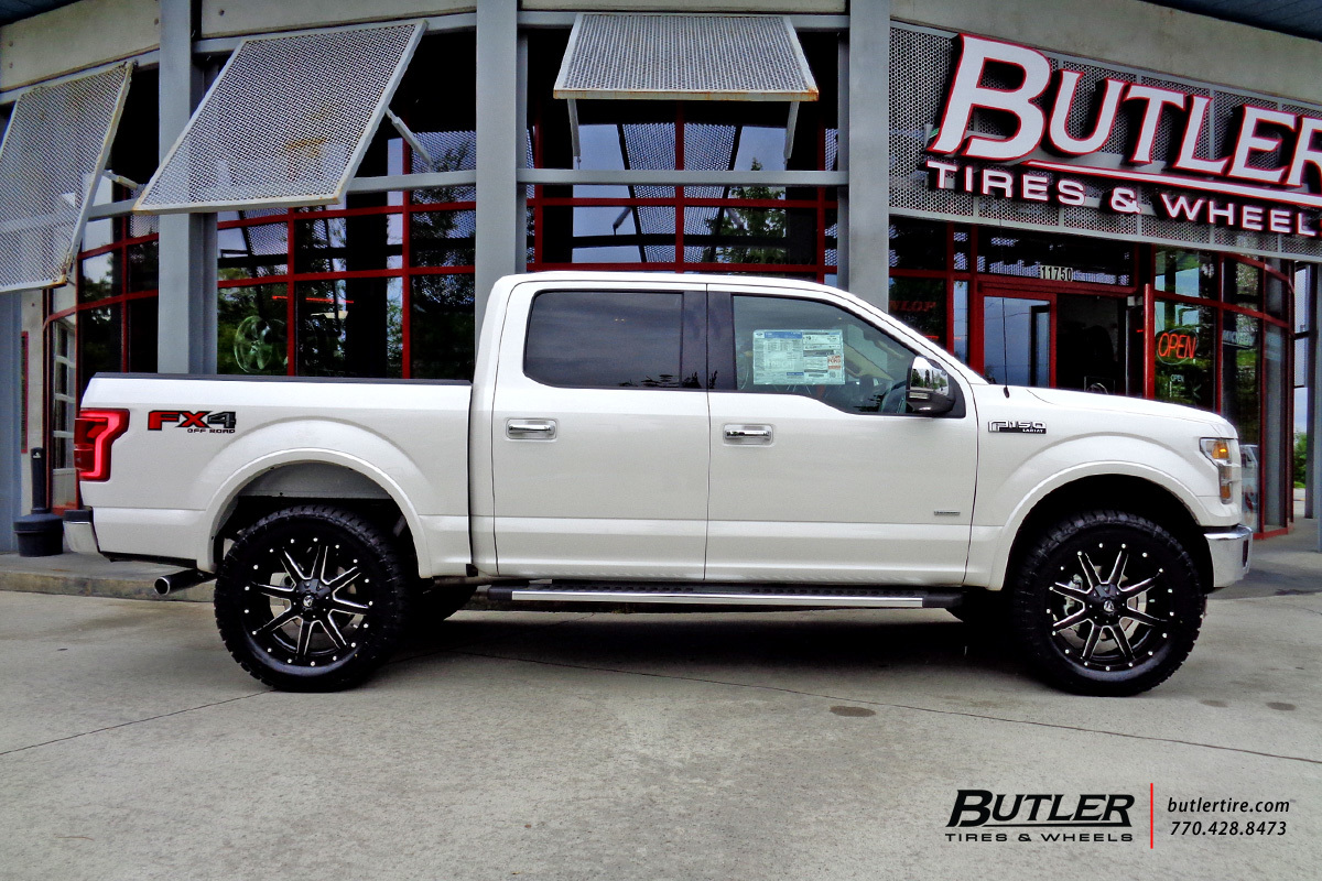 Ford F150 with 22in Fuel Maverick Wheels