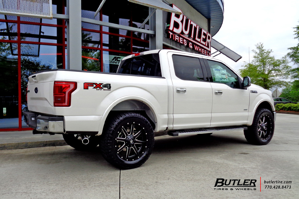Ford F150 with 22in Fuel Maverick Wheels