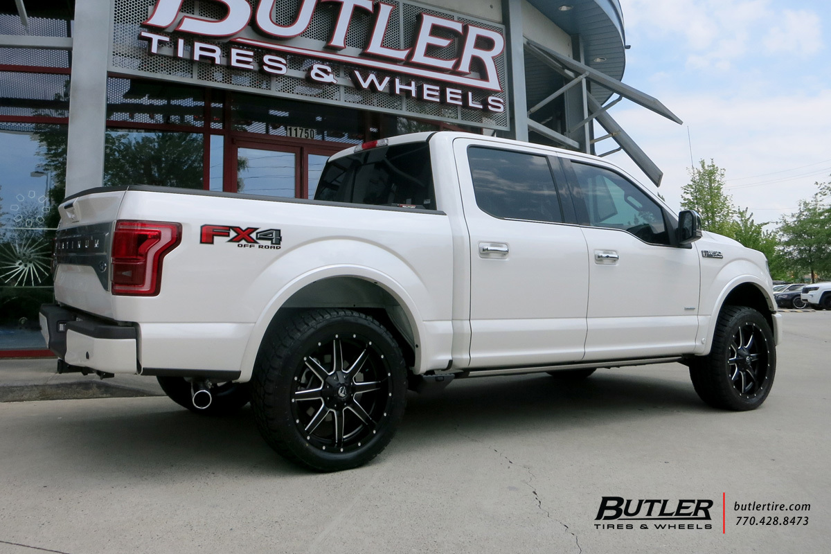 Ford F150 with 22in Fuel Maverick Wheels