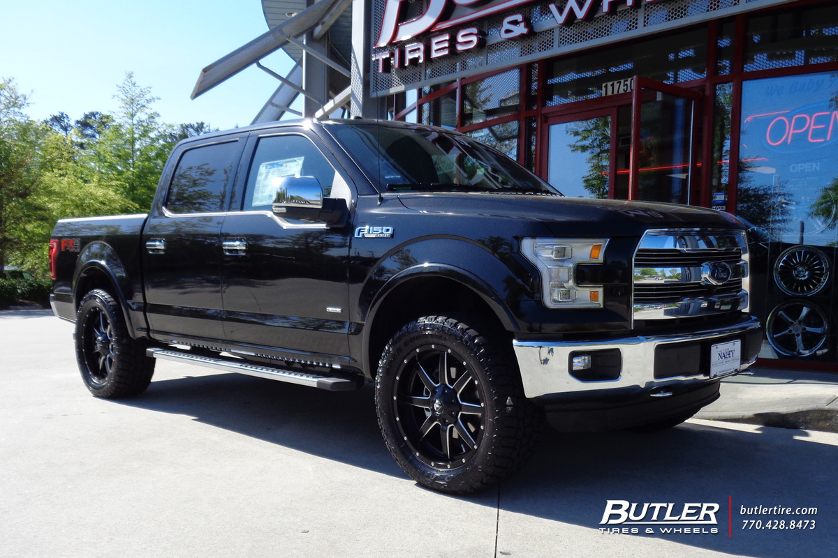 Ford F150 with 22in Fuel Maverick Wheels