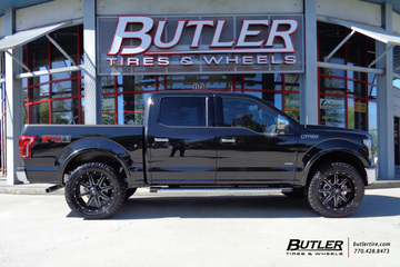 Ford F150 with 22in Fuel Maverick Wheels