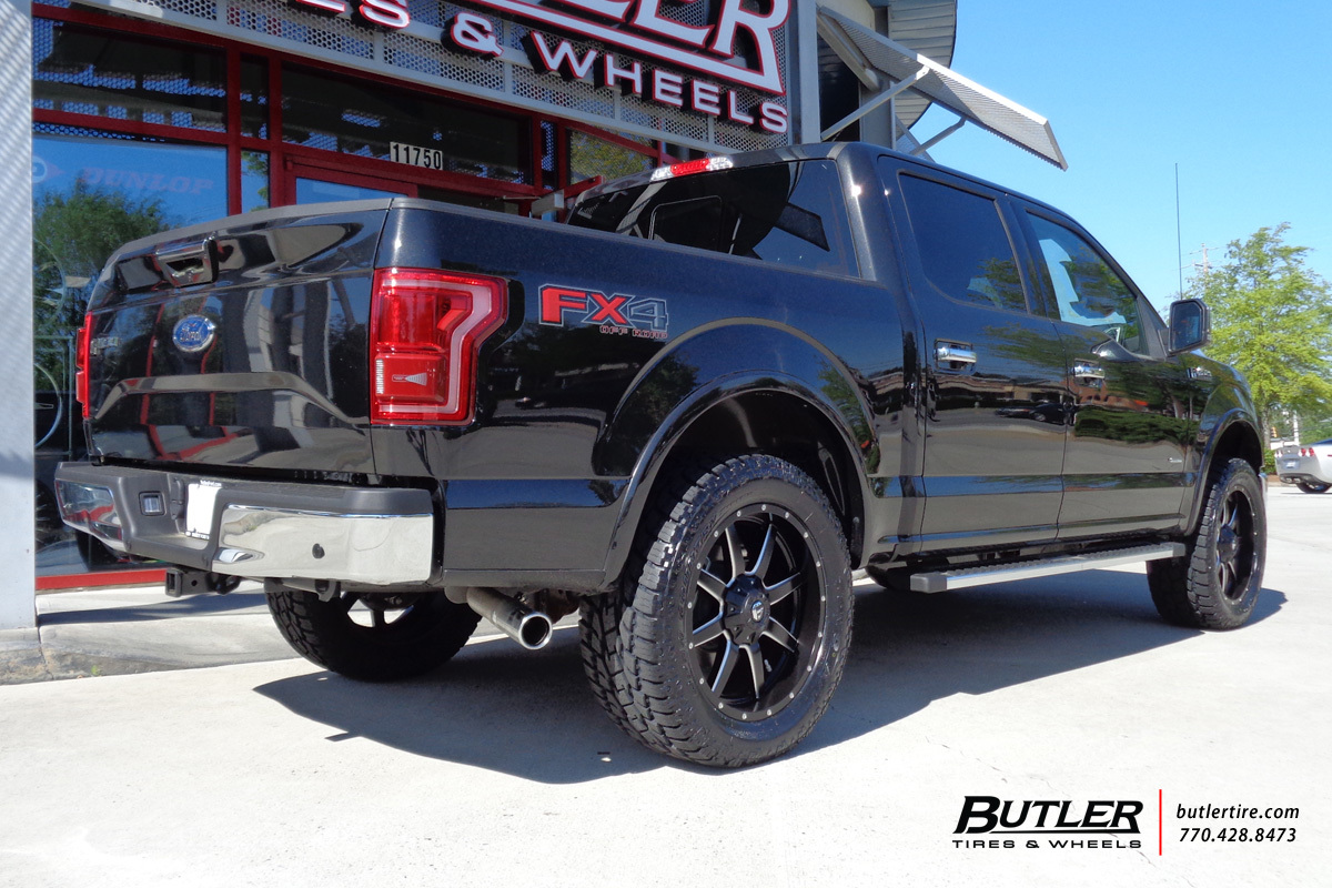 Ford F150 with 22in Fuel Maverick Wheels