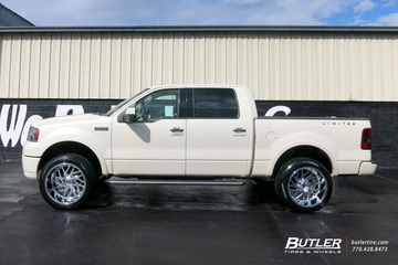 Ford F150 with 22in Fuel Triton Wheels