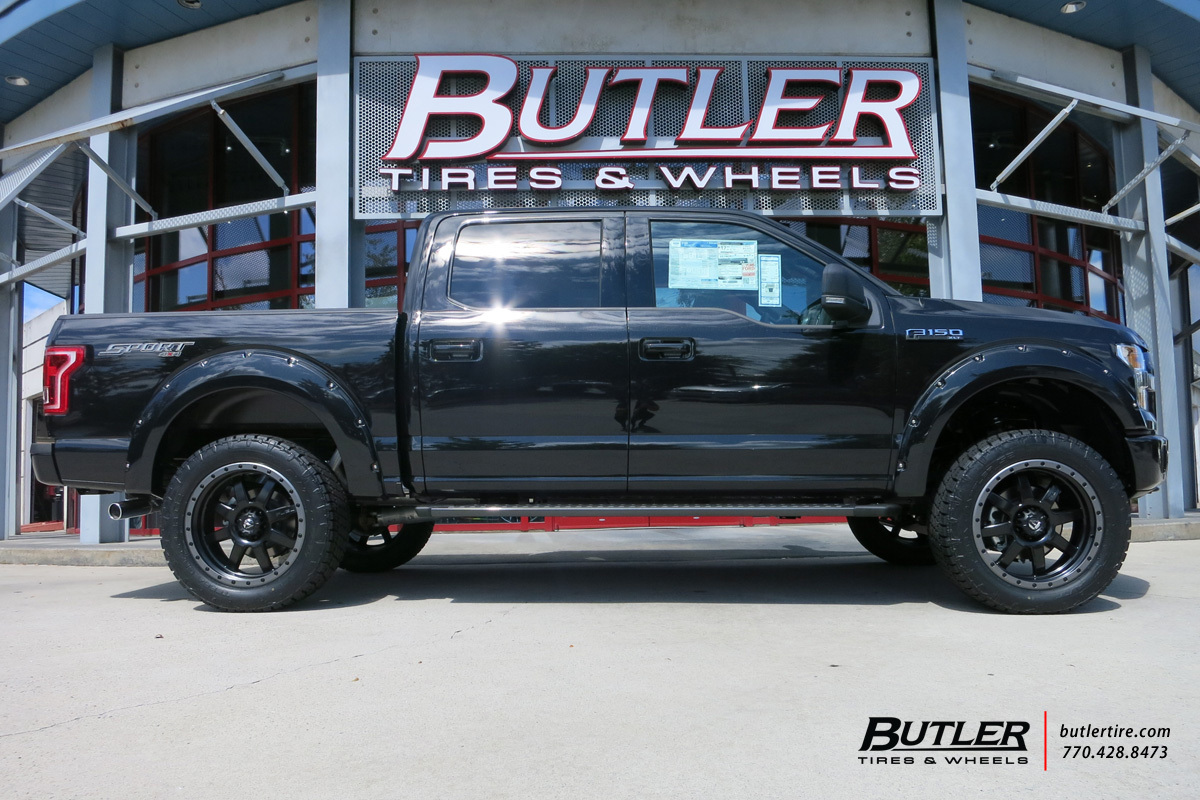 Ford F150 with 22in Fuel Trophy Wheels
