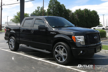 Ford F150 with 22in Kraze Epic Wheels