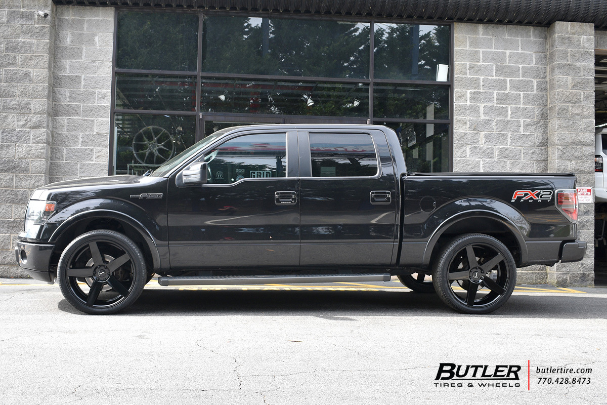 Ford F150 with 24in Status Empire Wheels