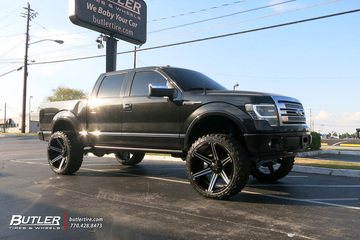 Ford F150 with 26in Tuff T12 Wheels