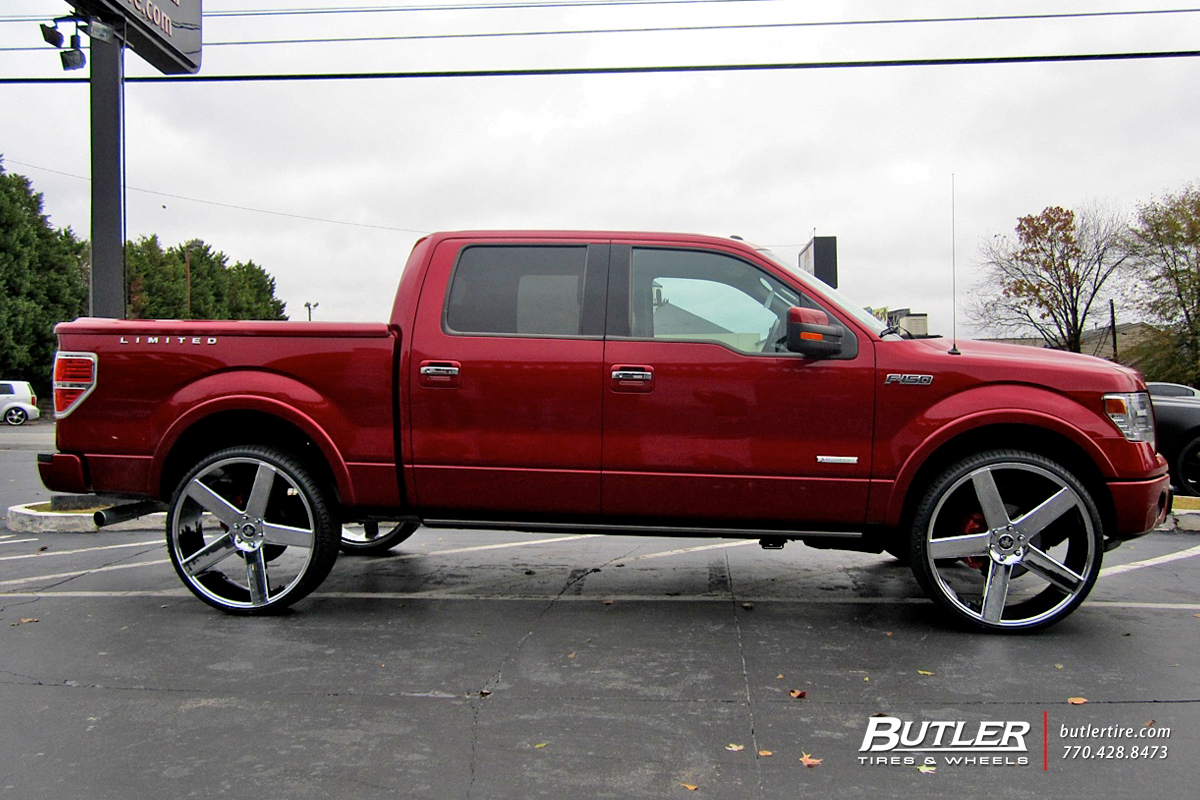 Ford F150 with 28in Dub Baller Wheels