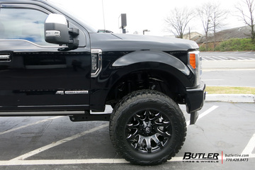 Ford F250 with 20in Fuel Battle Axe Wheels