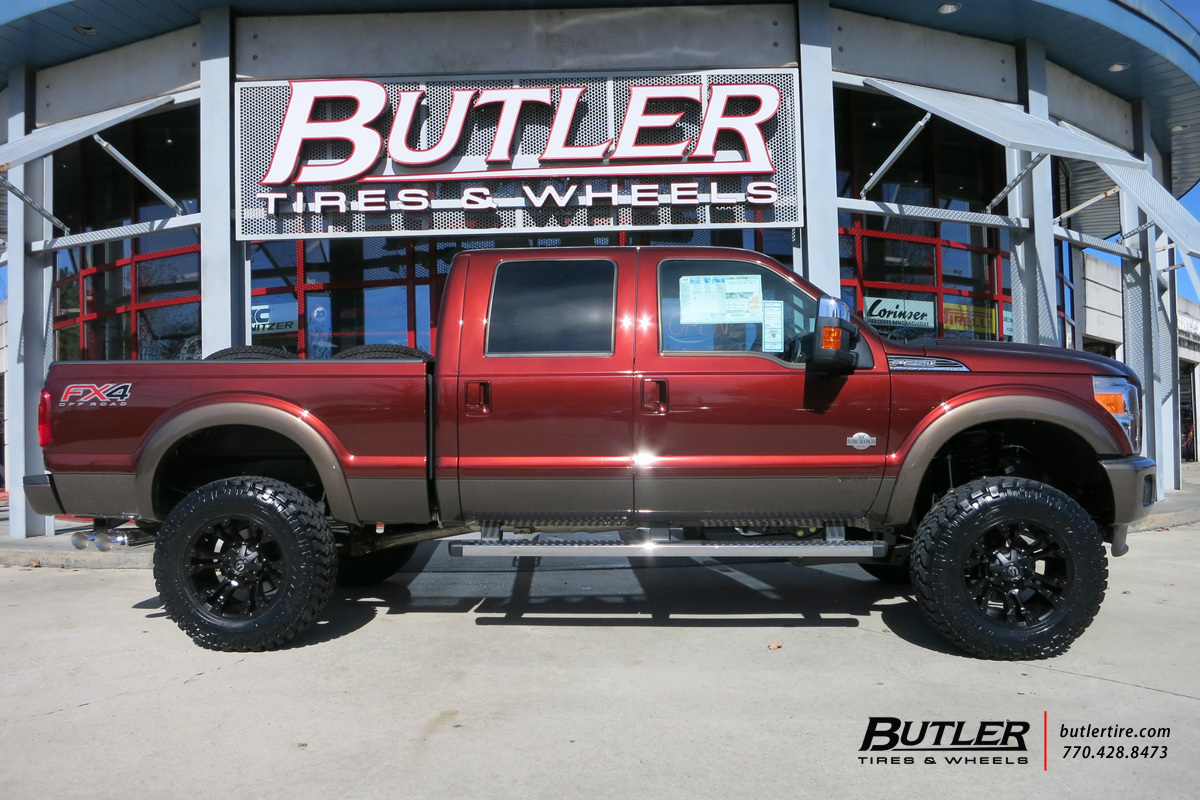 Ford F250 with 20in Fuel Vapor Wheels
