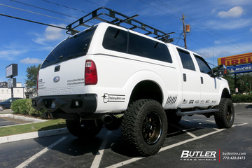 Ford F250 with 20in Grid Offroad GD10 Wheels