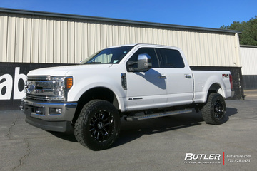 Ford F250 with 20in Hostile Gauntlet Wheels