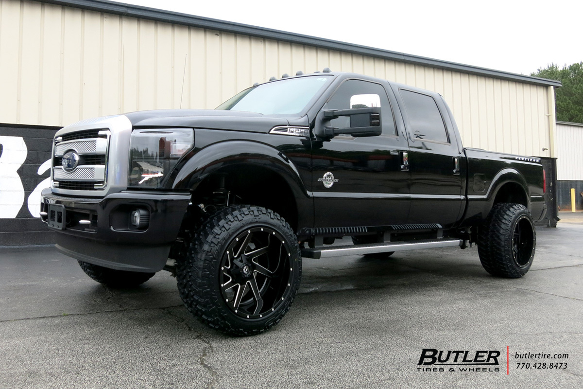 Ford F250 with 22in Fuel Renegade Wheels