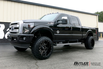 Ford F250 with 22in Fuel Renegade Wheels