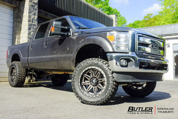 Ford F250 with 22in Fuel Hostage II Wheels
