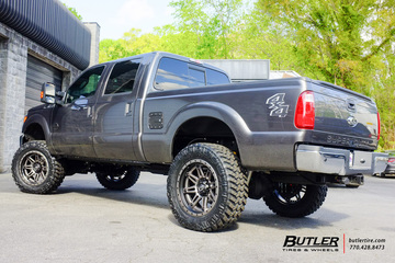 Ford F250 with 22in Fuel Hostage II Wheels