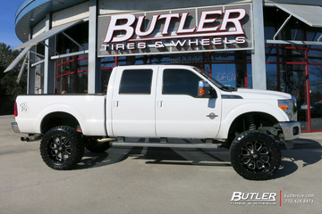 Ford F250 with 22in XD 865 Buck 25 Wheels