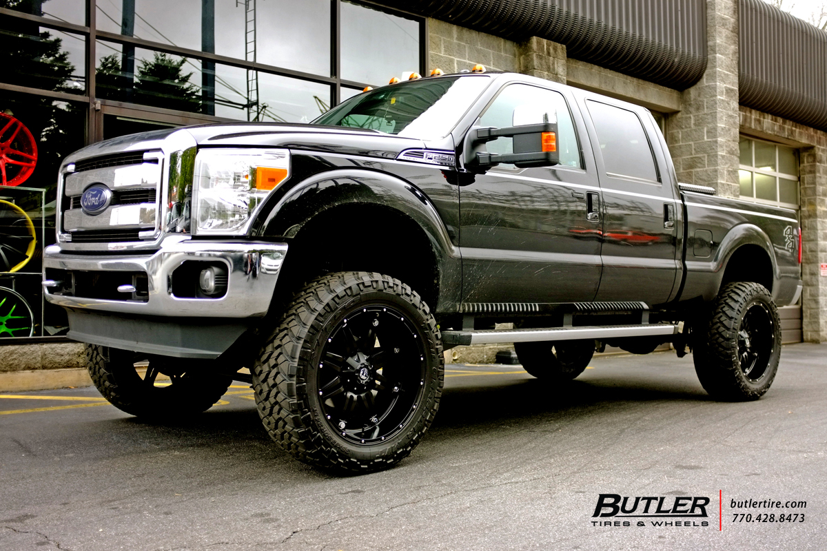 Ford F250 with 24in Fuel Hostage Wheels