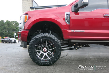 Ford F350 with 22in Forgiato FT01 Wheels