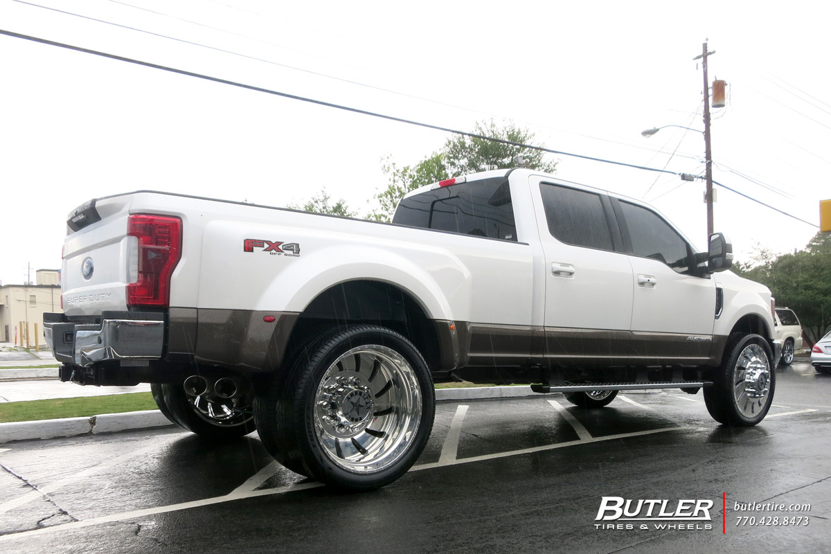 Ford F350 with 26in American Force Concept Wheels