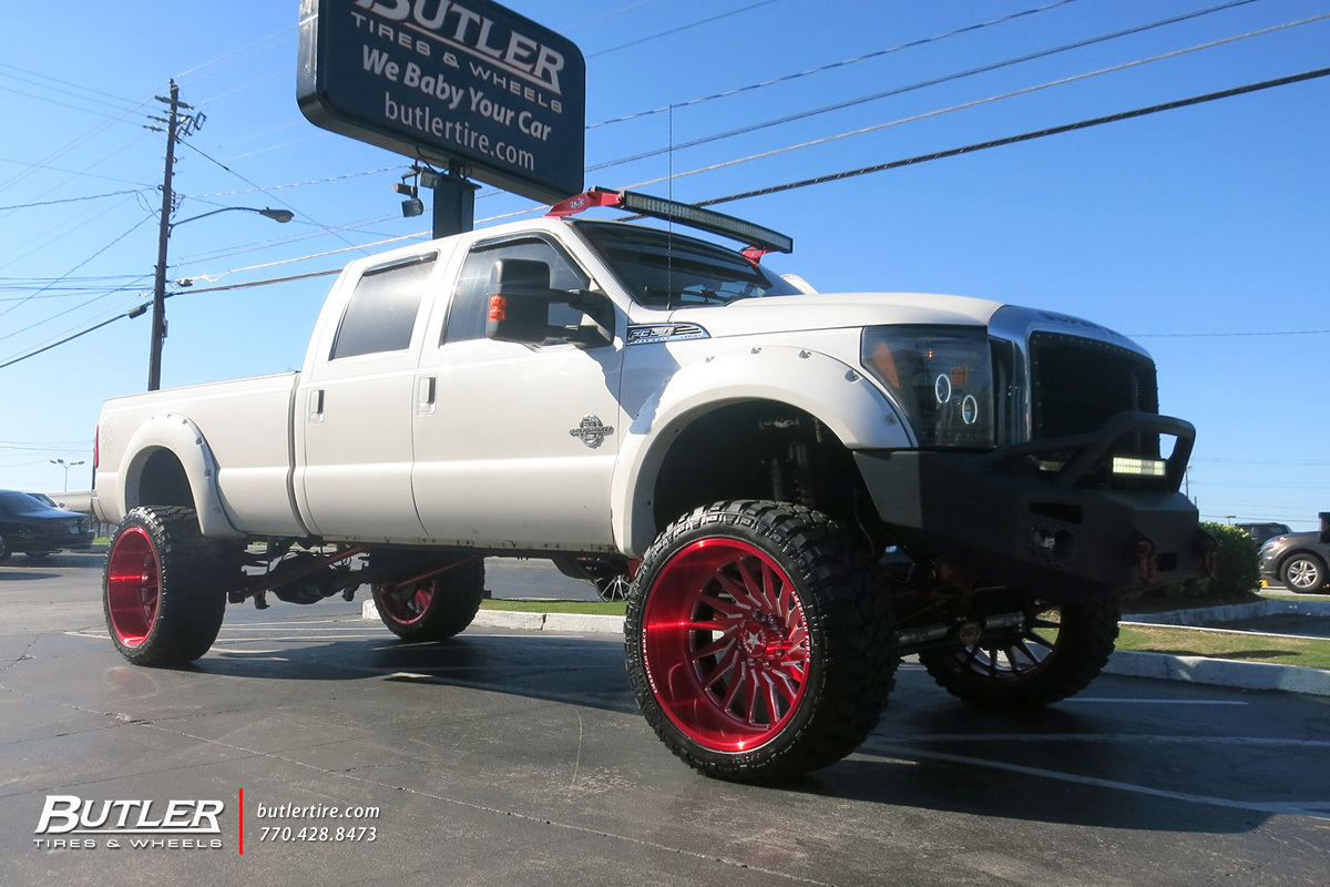 Ford F350 with 26in American Force Morph Wheels