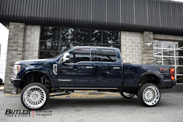 Ford F350 with 26in American Force Sabre Wheels